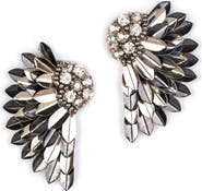 Deepa Gurnani Perry Wing Drop Earrings