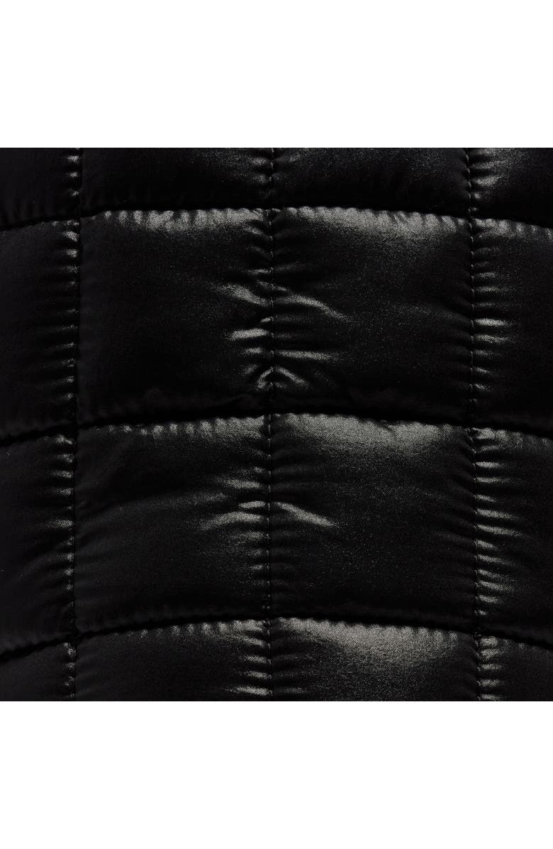 Nike Tiny Puffle Quilted Nylon Tote, Alternate, color, Black/ Iron Grey/ Black