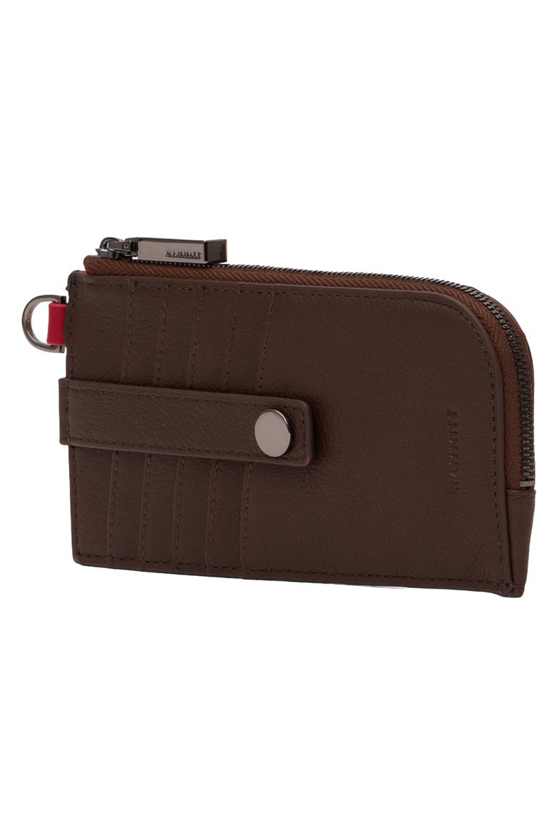 210 East Leather Wallet, Alternate, color, ESPRESSO PEBBLE/ GUNMETAL