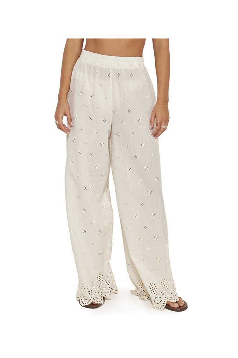 Giselle Guipure Lace Pant, Main, color, Cream