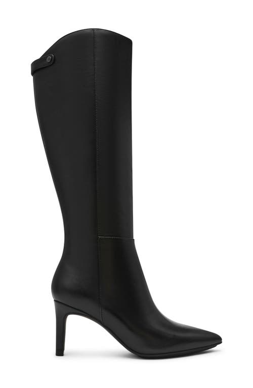 Anne Klein Marucia Pointed Toe Knee High Boot In Black