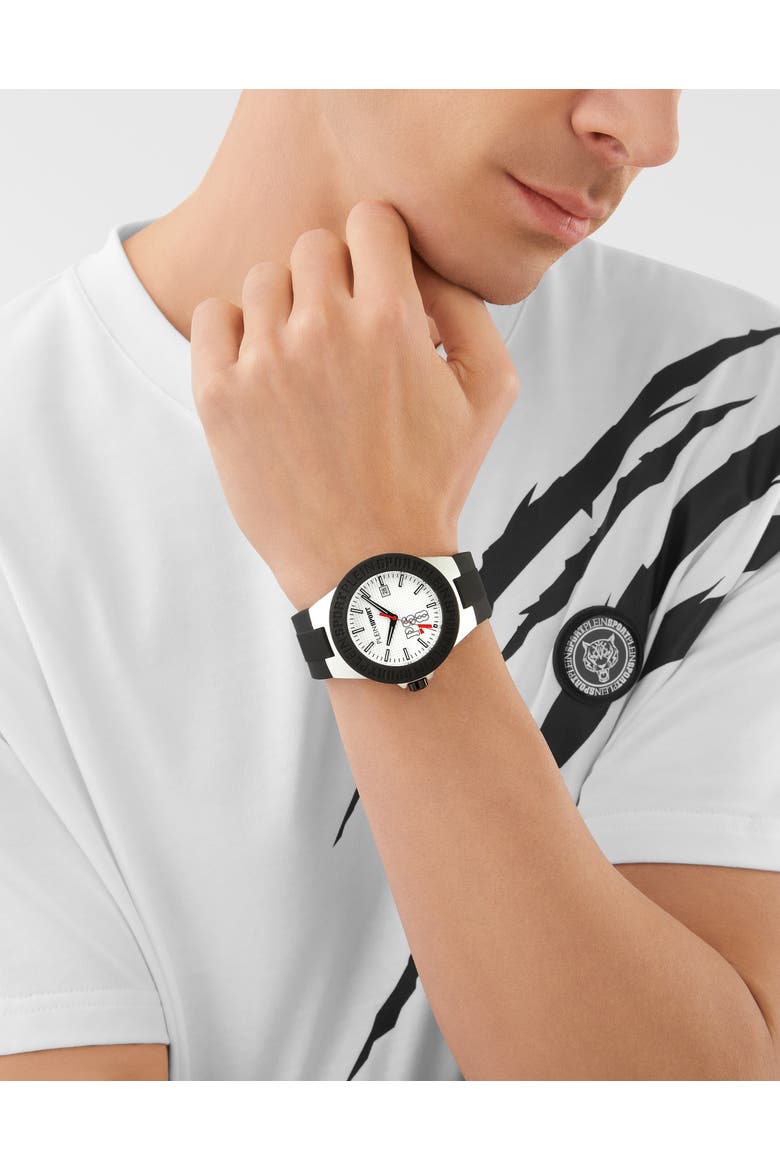 Watches Vortex Men, Alternate, color, black/white