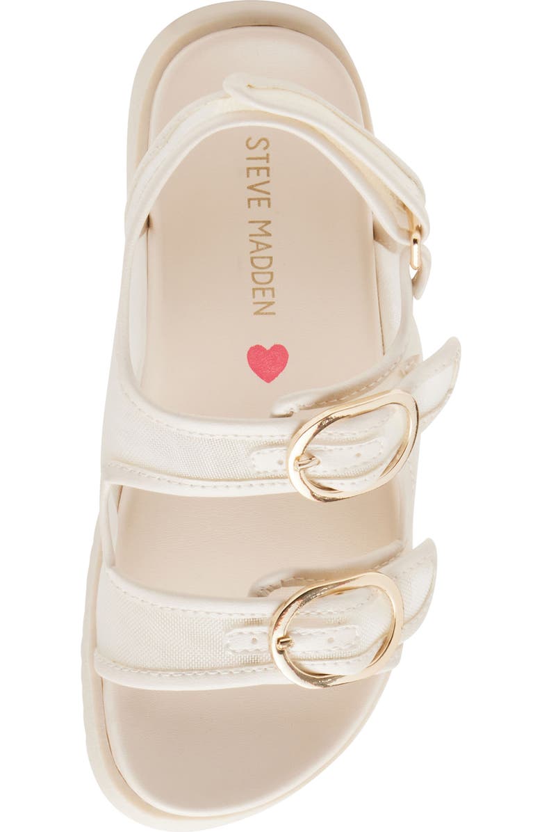 Steve Madden Kids' Jkit Slingback Sandal, Alternate, color, Bone