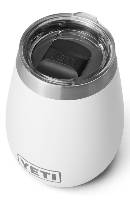Yeti Rambler 10-ounce White Wine Tumbler In White