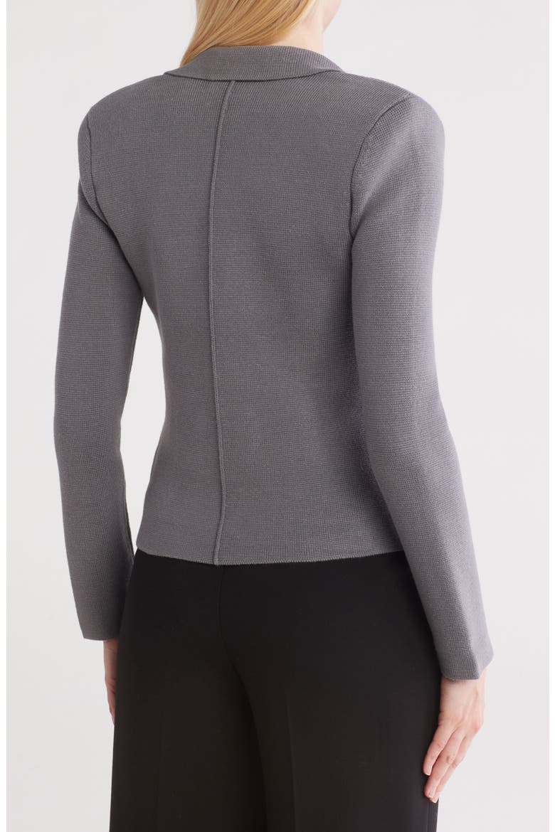 Sofia Cotton Blend Cardigan Blazer, Alternate, color, SHADOW GRE