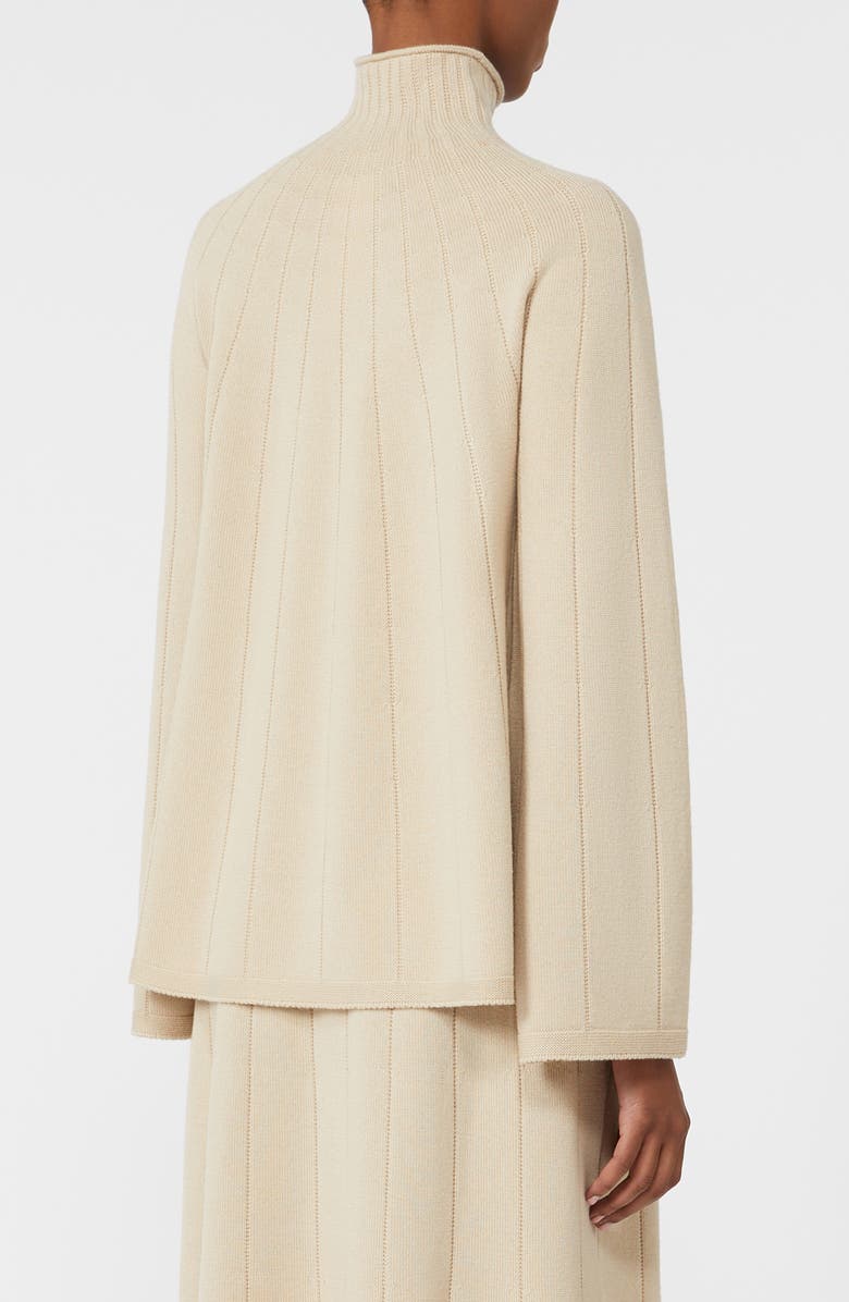 MM by Max Mara Grolla Wool Sweater, Alternate, color, Albino