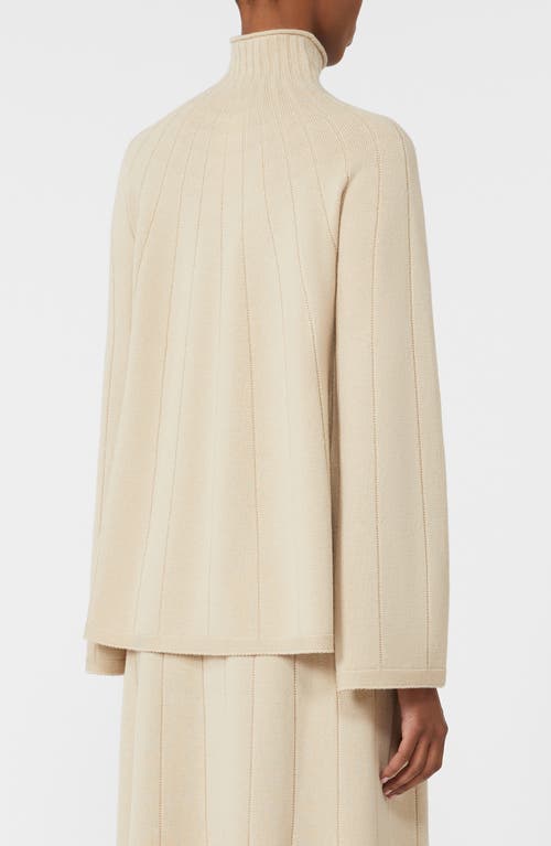 Mm By Max Mara Grolla Wool Sweater In White