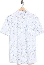 Brooks Brothers Sport Fit Short Sleeve Cotton Button-Up Shirt
