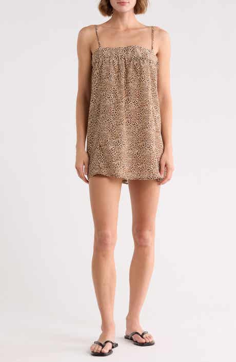 Guilia Animal Print Cover-Up Dress