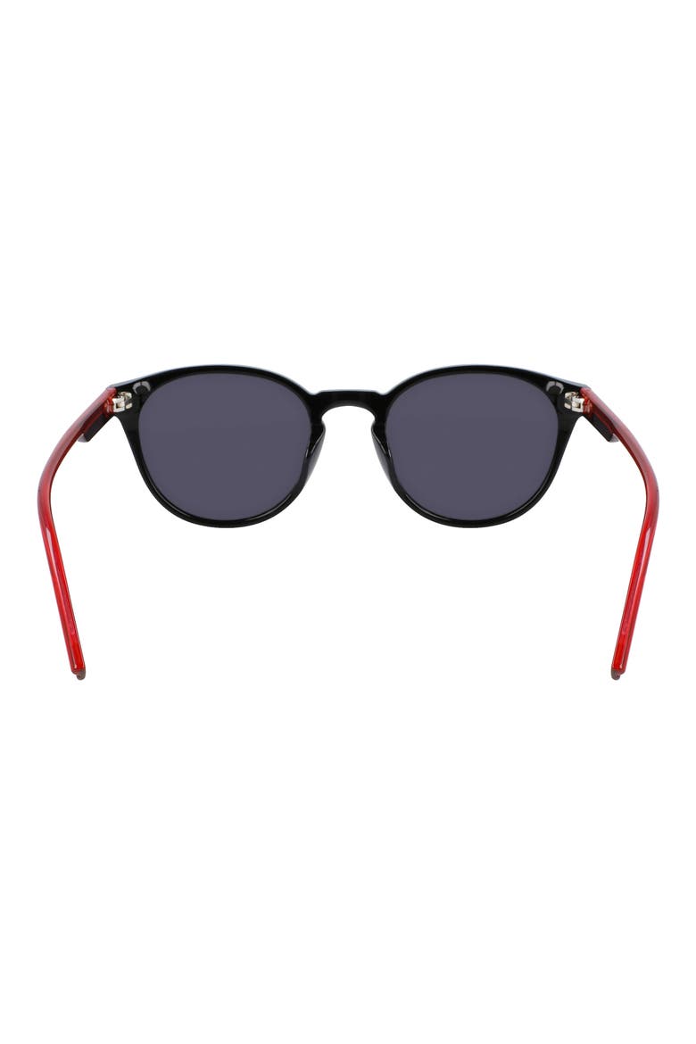 Disrupt 52mm Round Sunglasses, Alternate, color, BLACK/ GREY