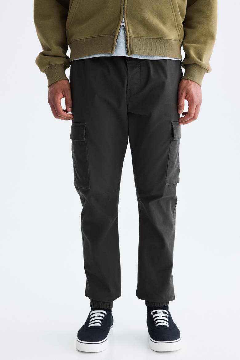 Slim-Fit Cargo Pants, Alternate, color, Dark gray