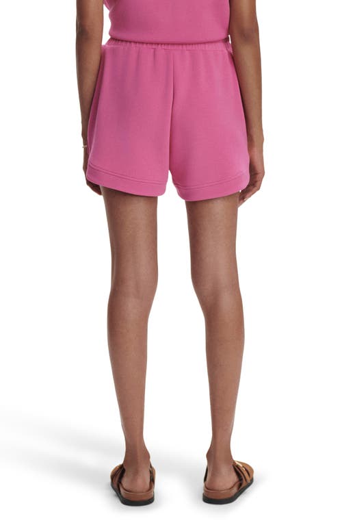 Varley Ollie High Waist Sweat Shorts In Pink