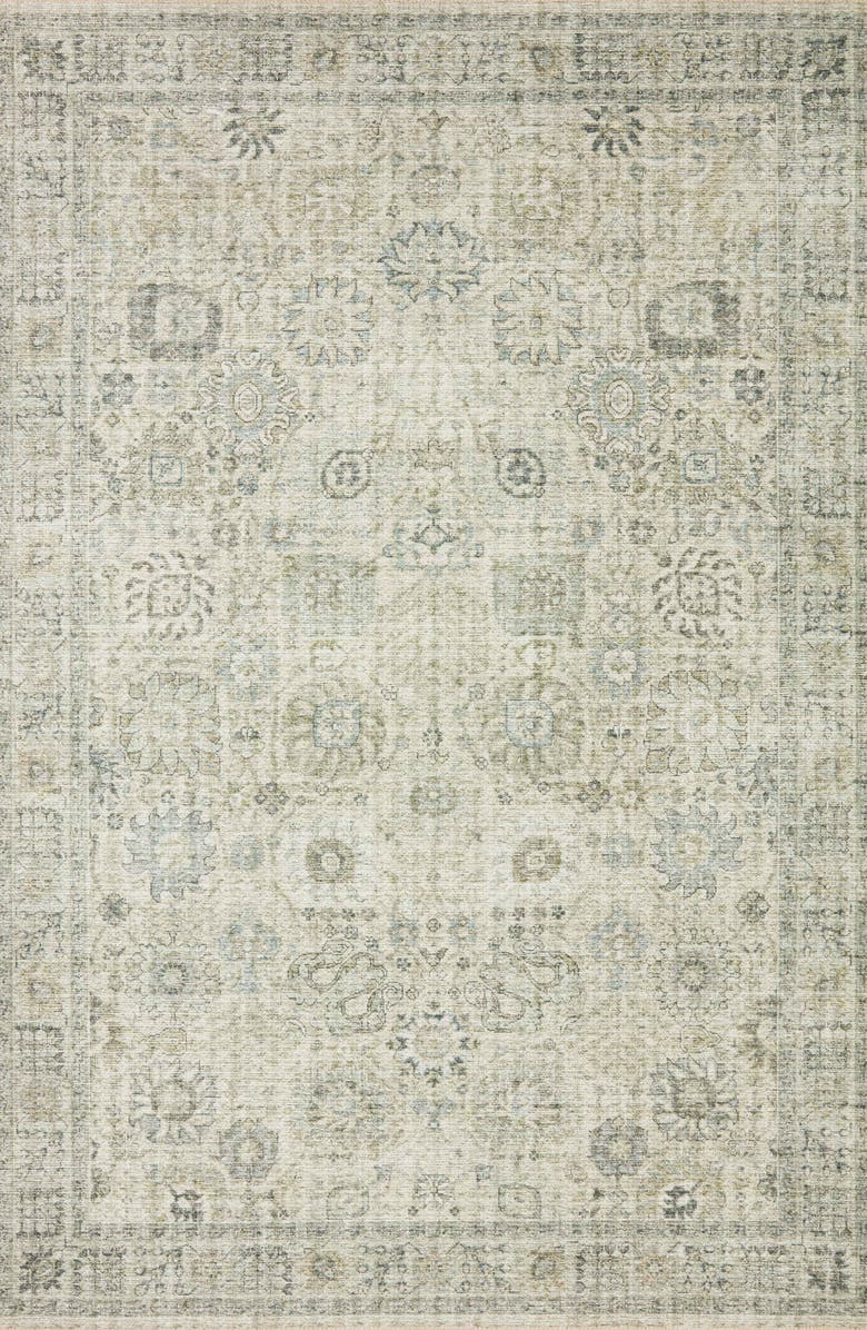 LOLOI II Skye Accent Rug - Natural / Sage, Main, color, Natural / Sage