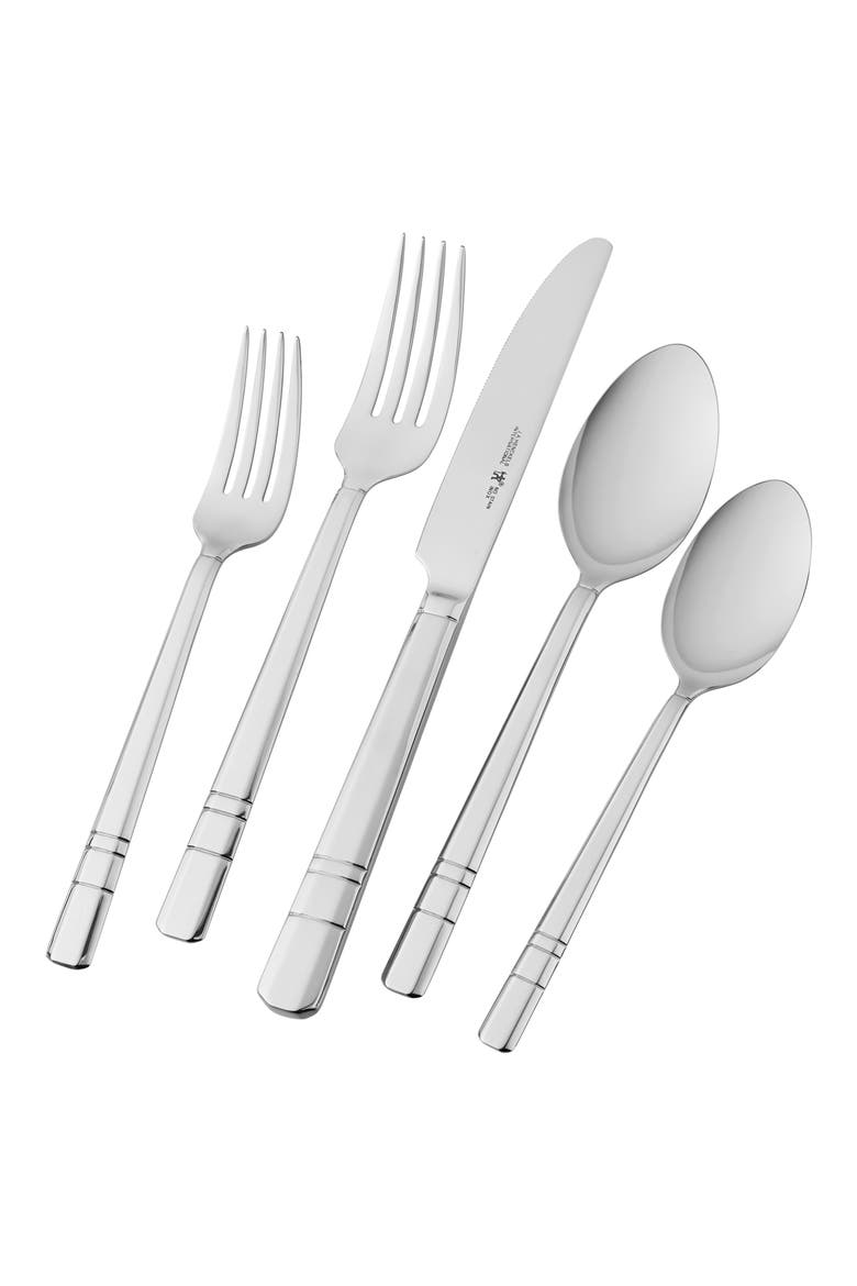 Madison Square 20-Piece Flatware Set, Main, color, SILVER
