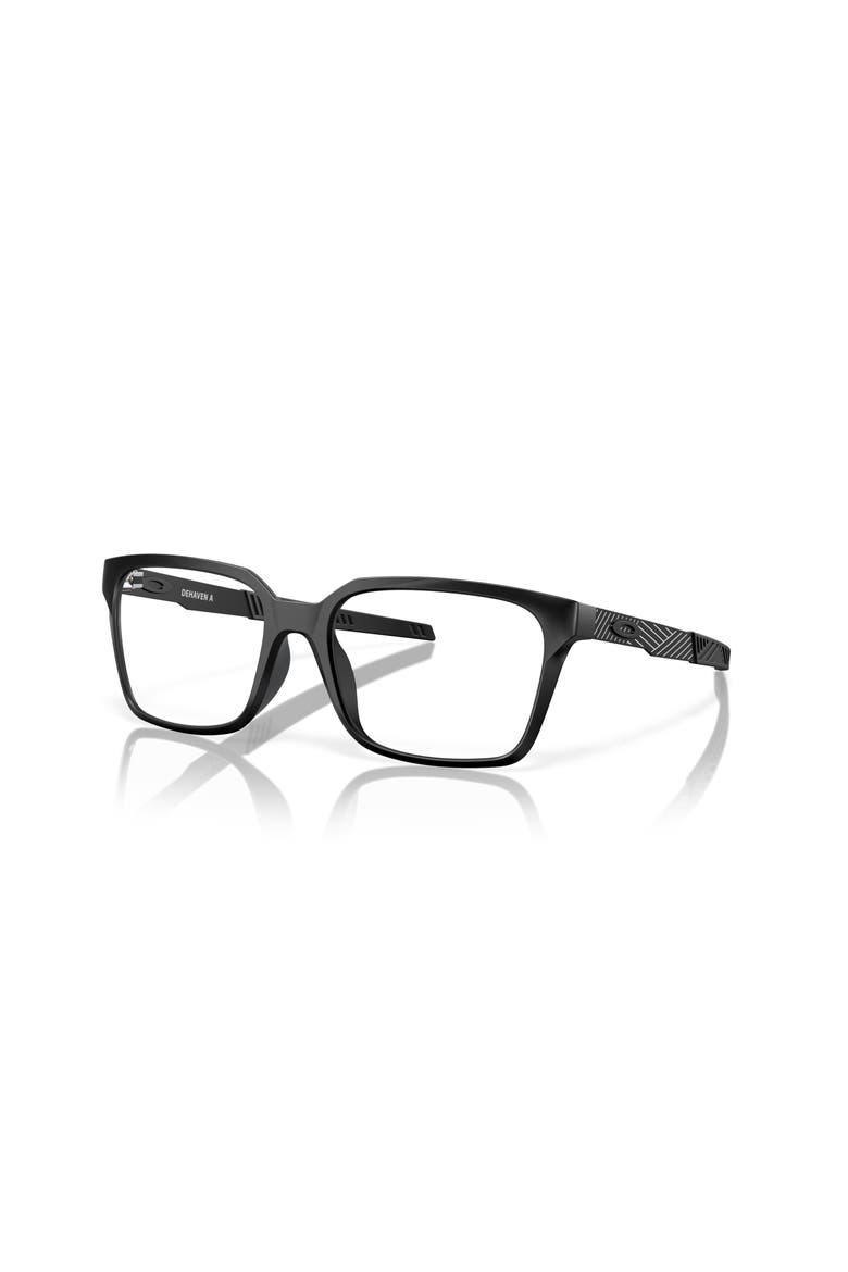 53mm Rectangle optical glasses, Main, color, Black