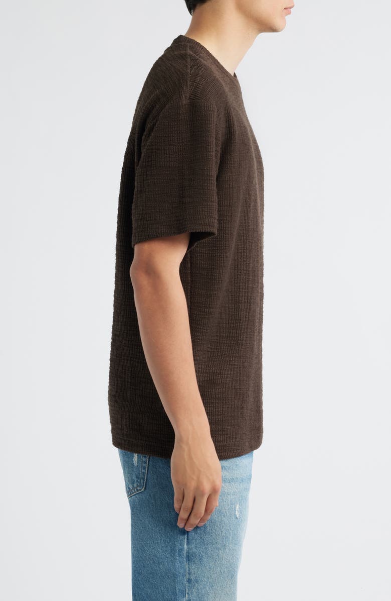 NN07 Nat 3520 Organic Cotton Blend Bouclé T-Shirt, Alternate, color, Demitasse