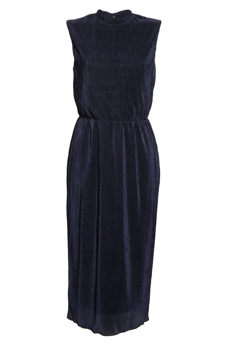Charles Henry Sleeveless Midi Dress, Alternate, color, 
