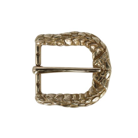 35mm Opulent Scaled Italian Solid Brass Harness Belt Buckle
