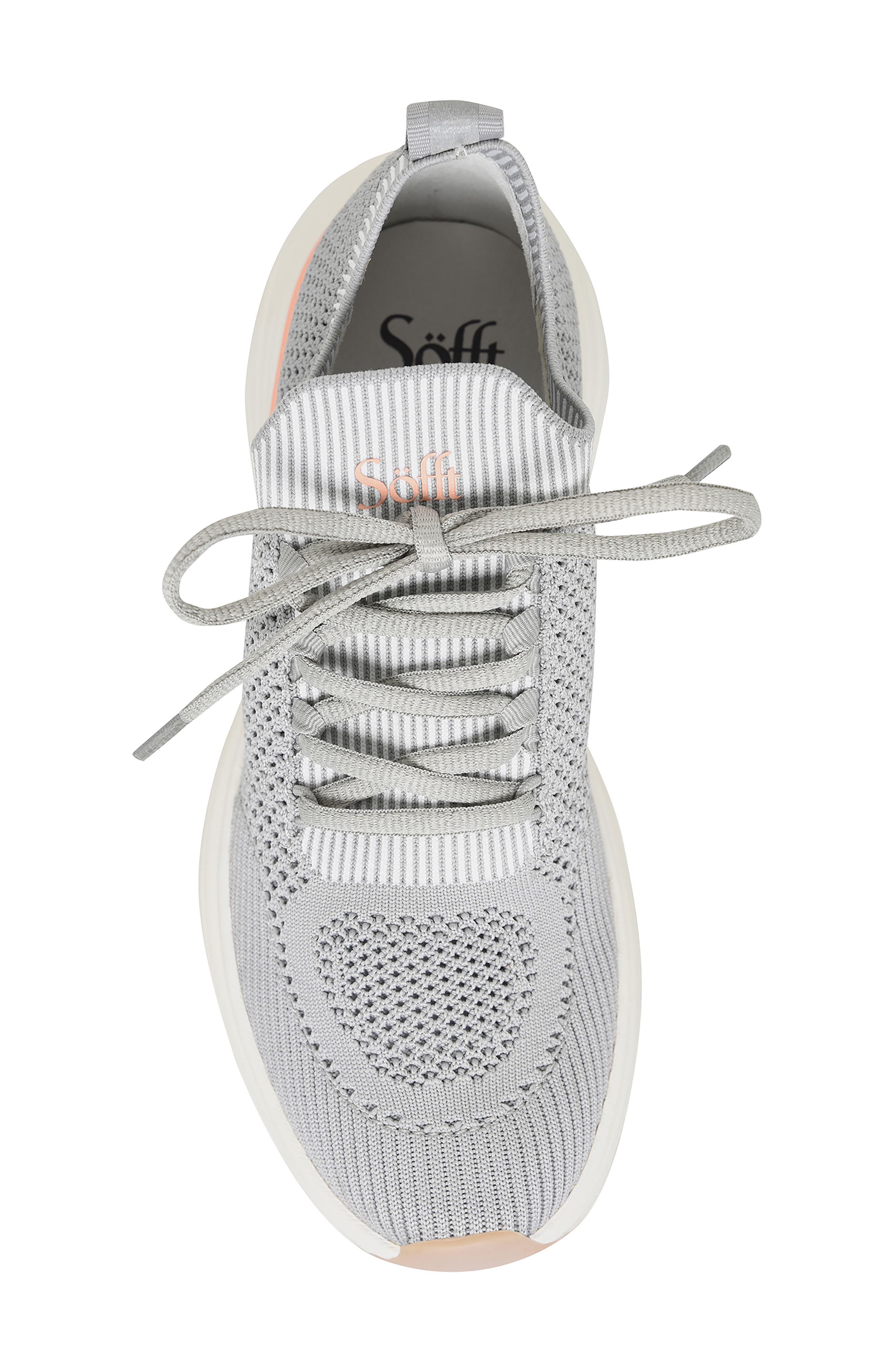 Söfft Trudy Sneaker, Alternate, color, Clear Grey
