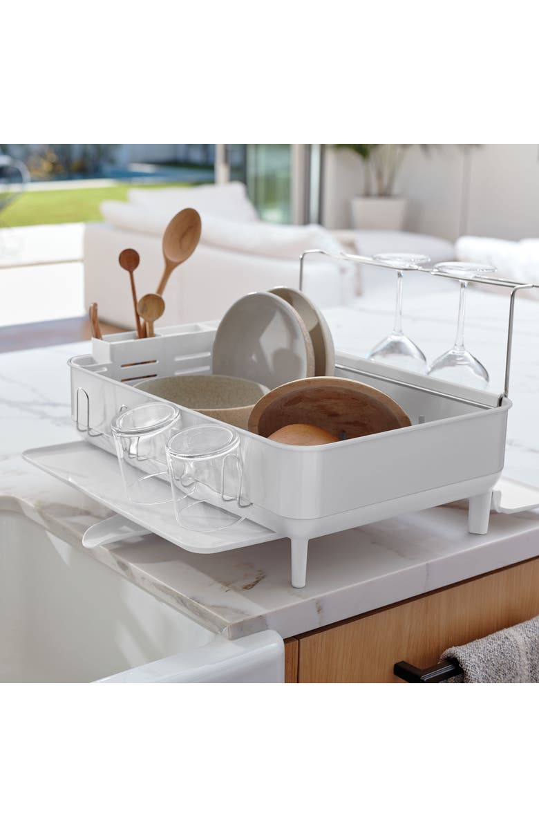 simplehuman steel frame dishrack, Alternate, color,