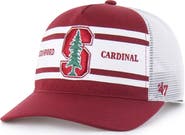 '47 Youth '47 Cardinal/White Stanford Cardinal Super Stripe Hitch Adjustable Trucker Hat