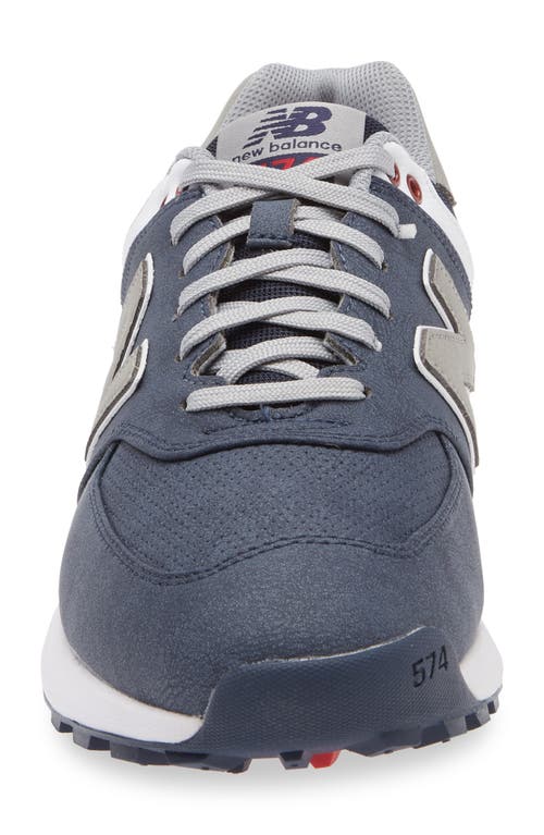 New Balance Golf 574 Greens V2 Spikeless Golf Shoe In Navy