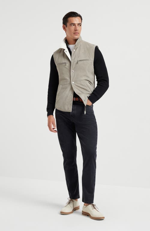 Brunello Cucinelli Denim Iconic Fit Five-pocket Pants In Dark Grey