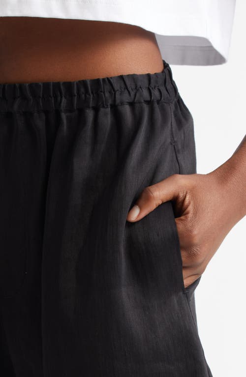 LOULOU DE SAISON LOULOU DE SAISON ADONIA ELASTIC WASIT LINEN & SILK SHORTS