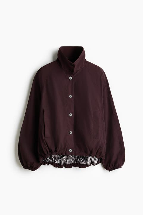 Oversized Bubble-hem Jacket
