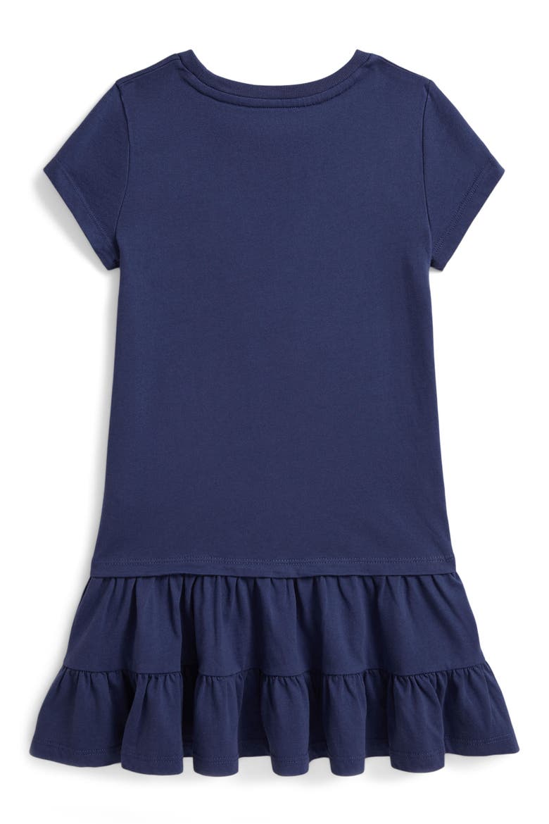 Kids' Polo Bear Cotton Jersey Dress, Alternate, color, OLD ROYAL