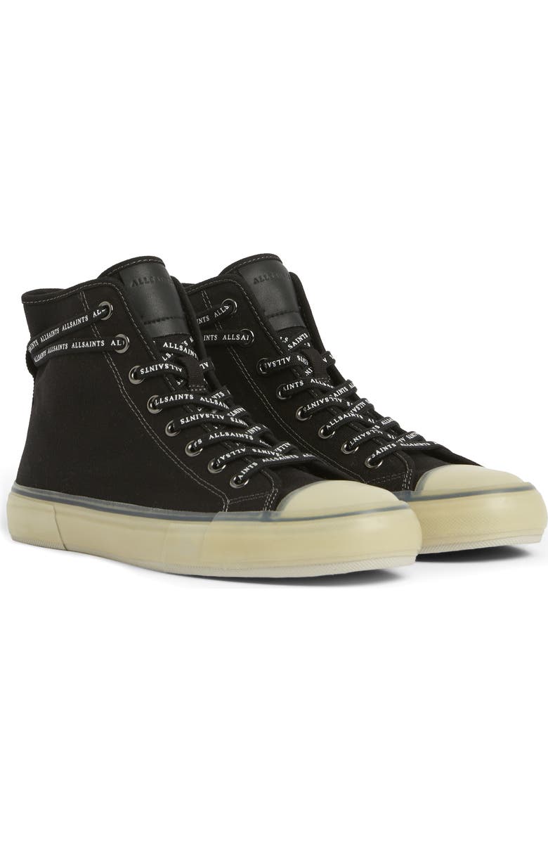 AllSaints Jaxon High Top Canvas Sneaker, Main, color,