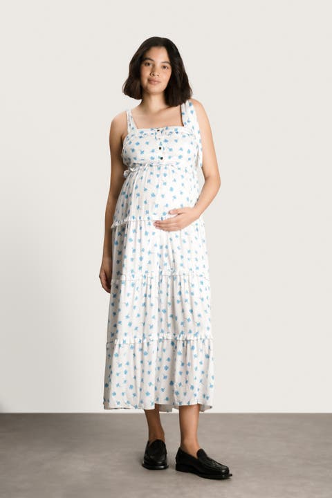 Mara Maternity & Nursing Maxi Dress
