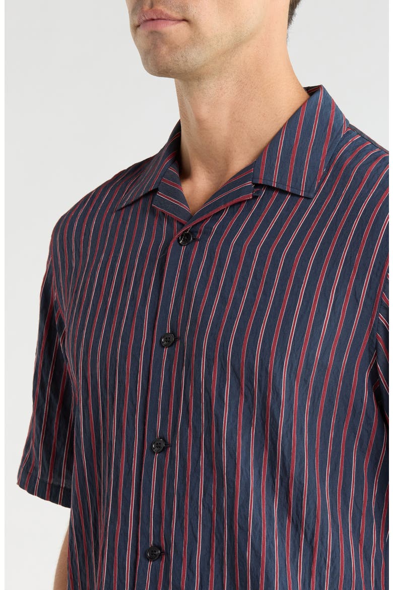 Avery Camp Shirt, Alternate, color, NVYRDSTRIP