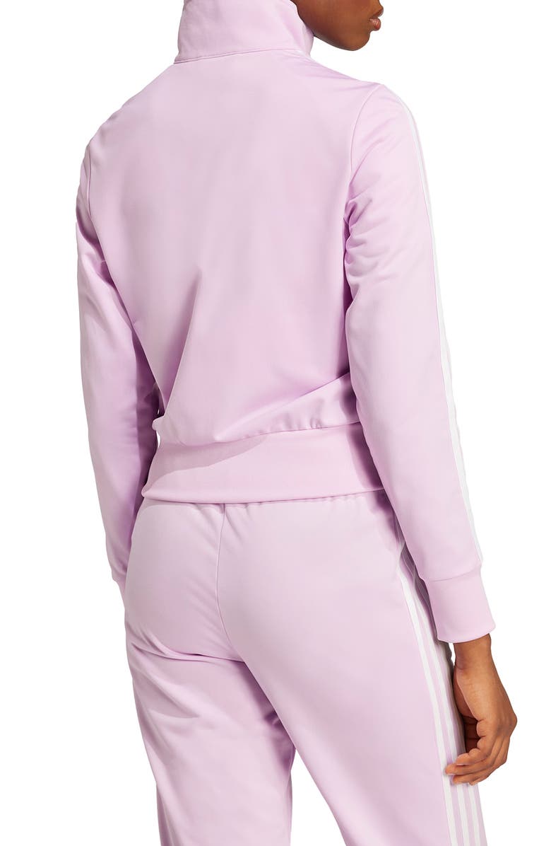 adidas Firebird Recycled Polyester Track Jacket, Alternate, color, Light Orchid