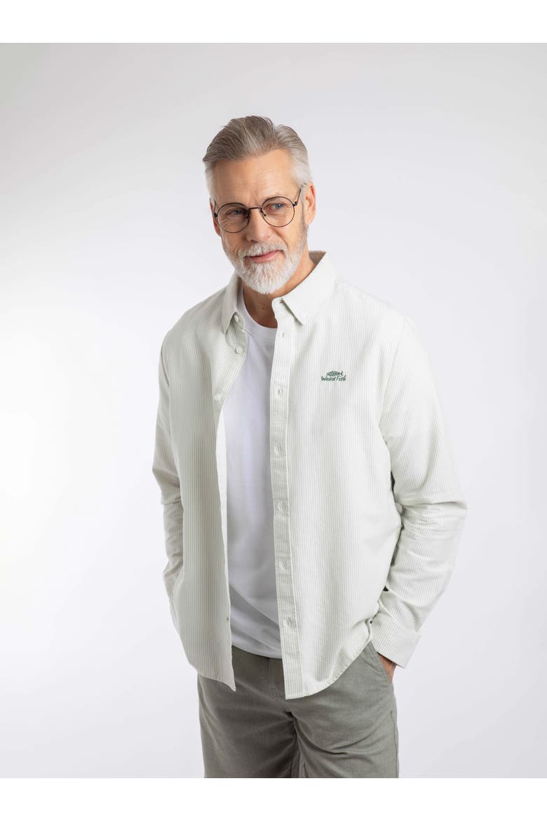 Benedict Button Down Oxford Shirt, Main, color, Laurel Green