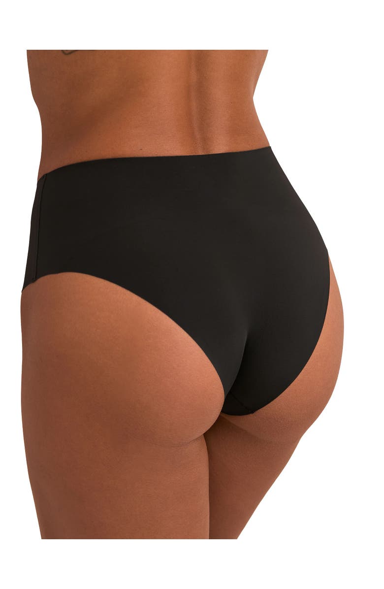 Adore Me Trista High Cut Panties, Alternate, color, Black