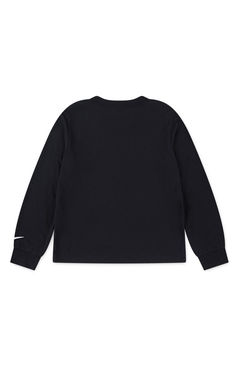 Nike Kids' Boxy Basketball Long Sleeve Graphic T-Shirt, Alternate, color, Black