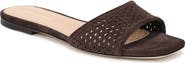 Veronica Beard Myla Perforated Slide Sandal