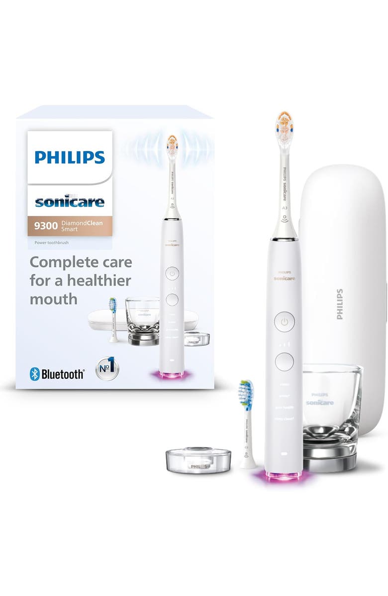 Philips Sonicare DiamondClean Smart 9300 Electric Toothbrush White, Main, color, White