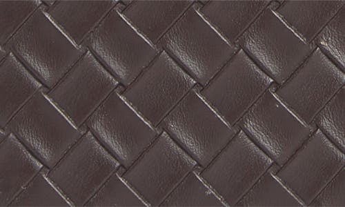 Mundi Small Leather Goods Lottie Woven Wallet In Brown