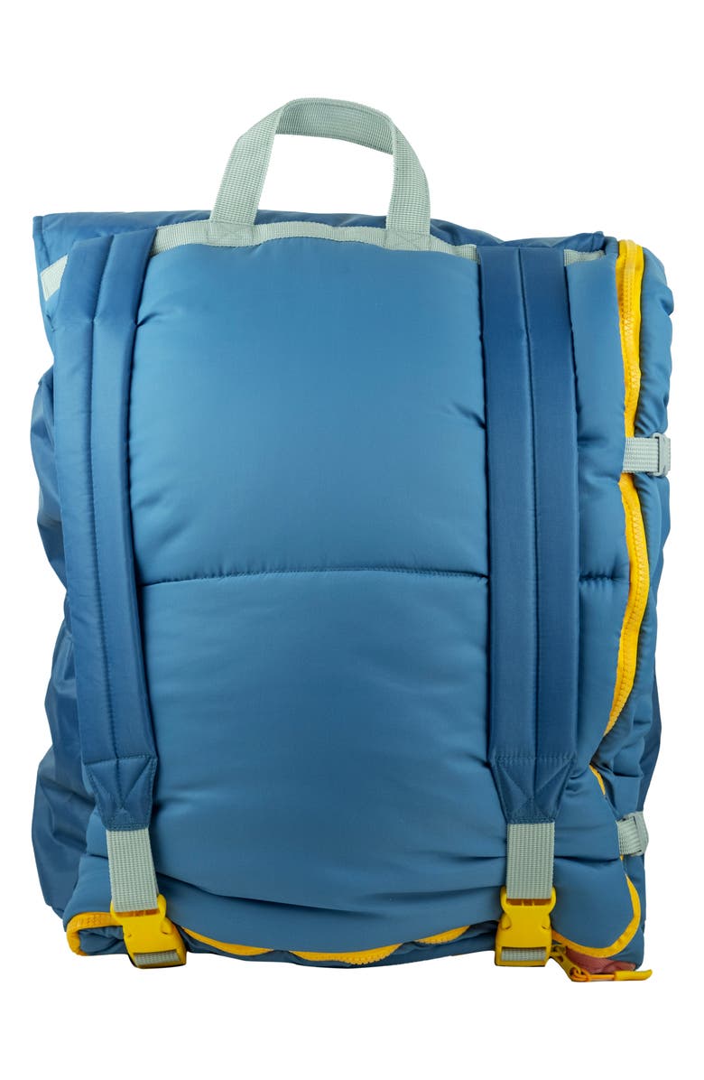 mimish Kids' Sleep-n-Pack Faux Shearling Lined Sleeping Bag Backpack, Alternate, color, Hudson Bay