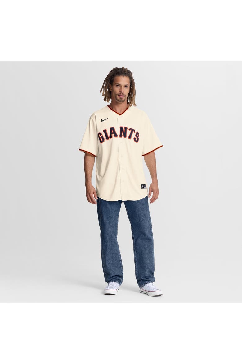 Men's Nike Bryce Eldridge Cream San Francisco Giants Home Replica Jersey, Alternate, color, Cream