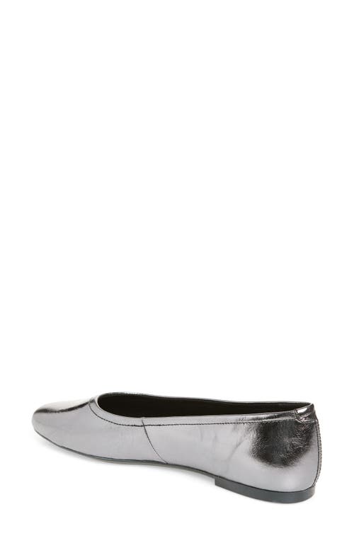 Vagabond Shoemakers Jolin Ballet Flat In Silver