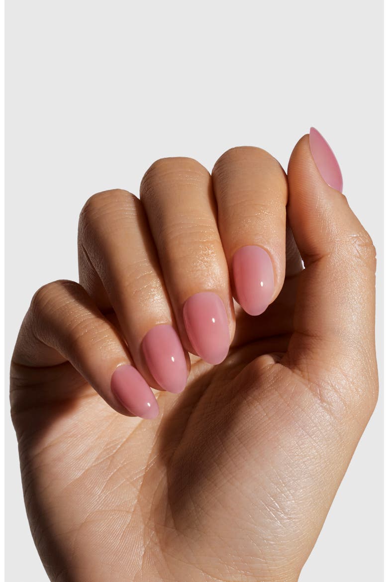Salon U-ltimate Extra Short Almond Press-On Nails, Alternate, color, BARE MILK