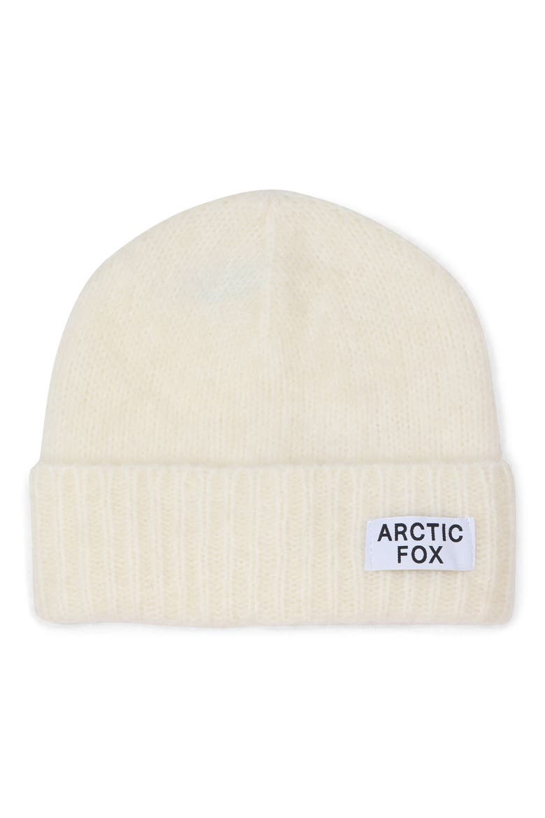 The Mohair & Merino Wool Blend Beanie, Main, color, WINTER WHITE