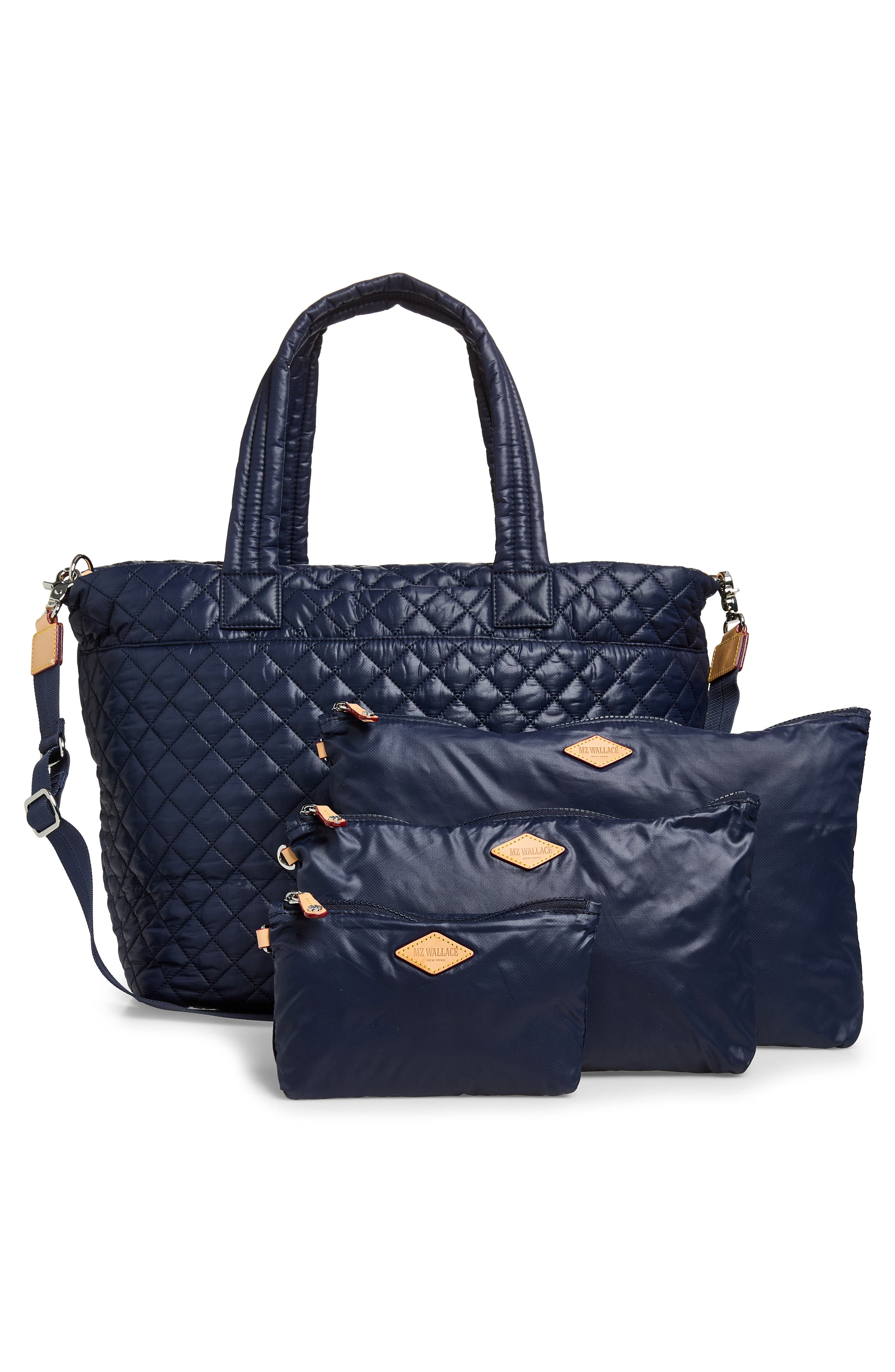 MZ Wallace Large Metro Deluxe Quilted Nylon Tote, Alternate, color, Dawn