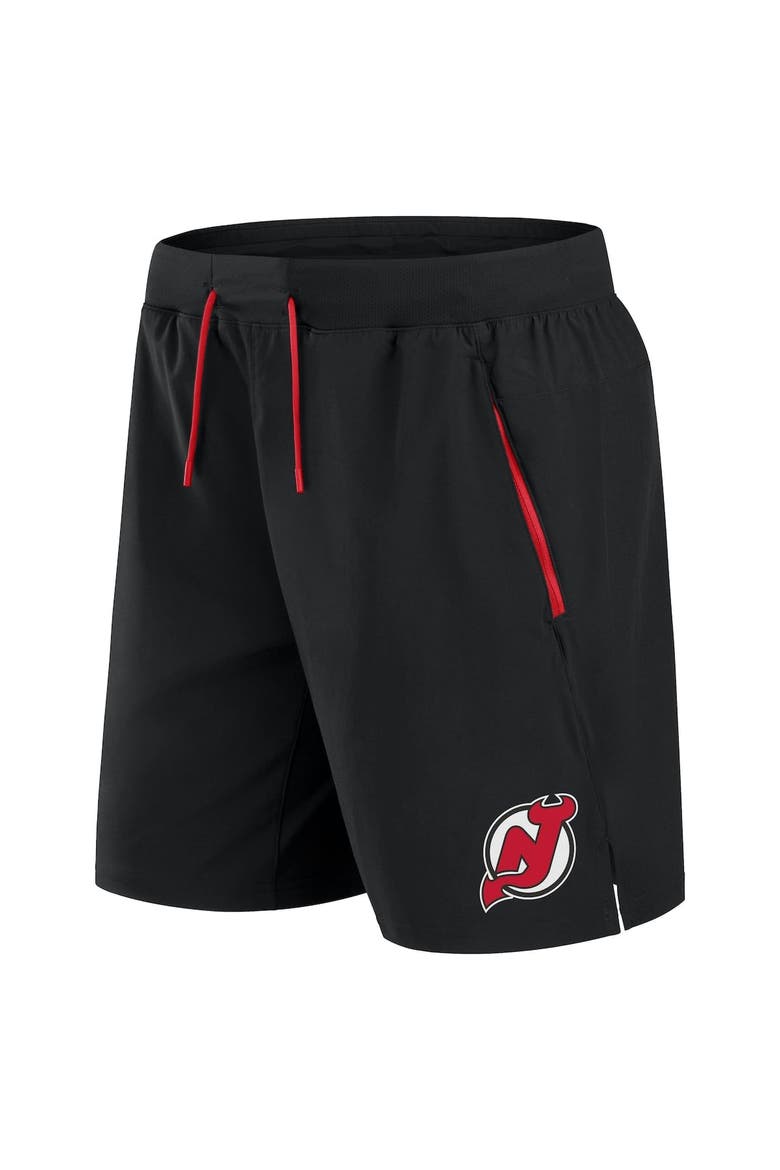 Men's Fanatics Black New Jersey Devils Authentic Pro Rink Performance Shorts, Alternate, color, Black
