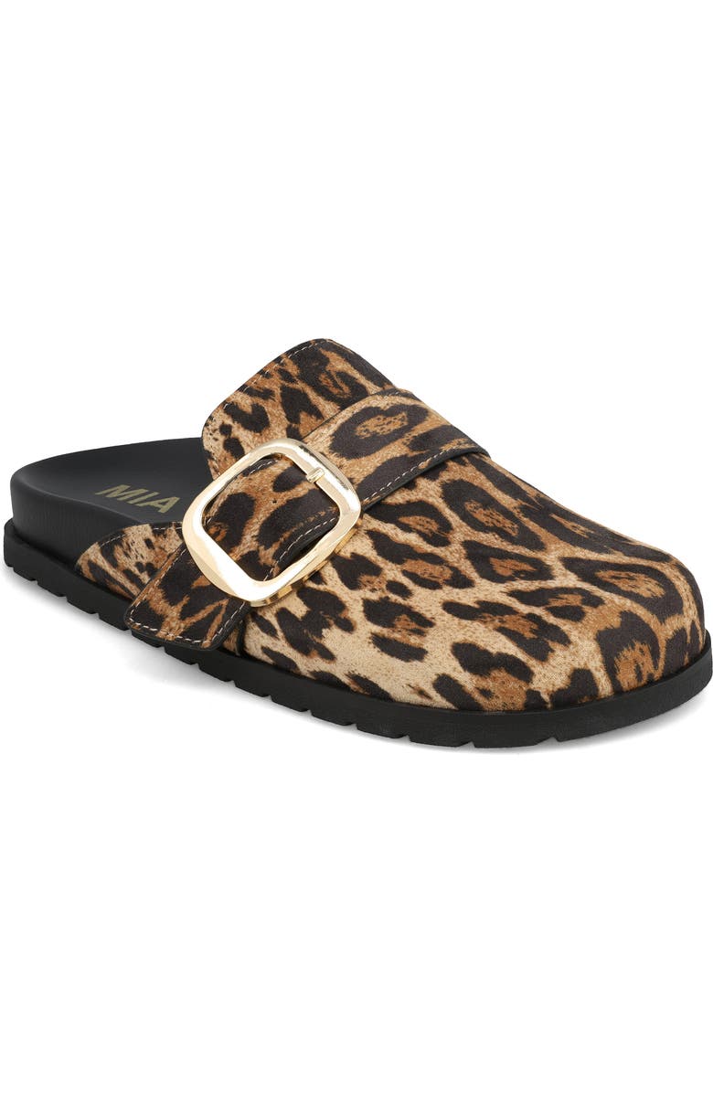 MIA Gilia Leopard Print Clog, Main, color,