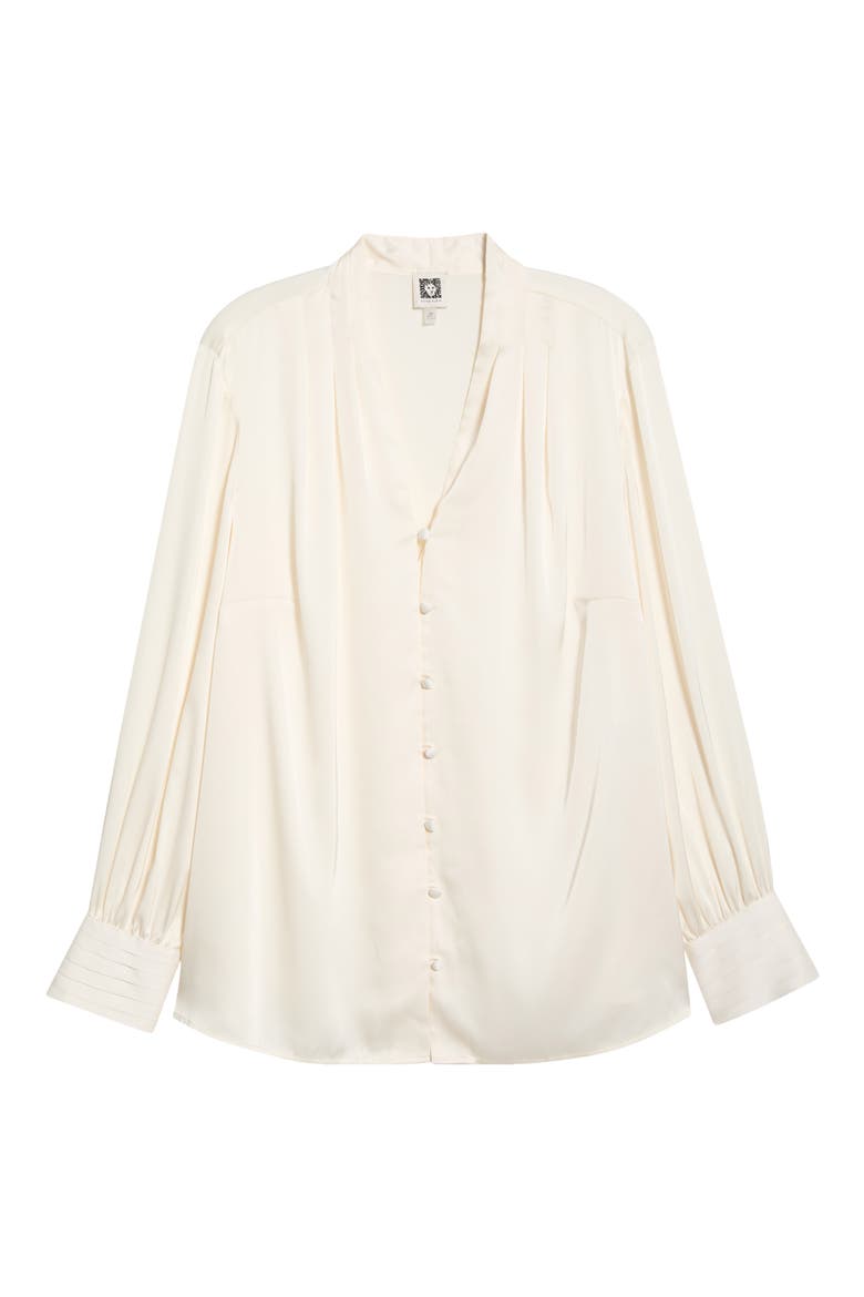 Pleated Top, Alternate, color, WHITE DOVE