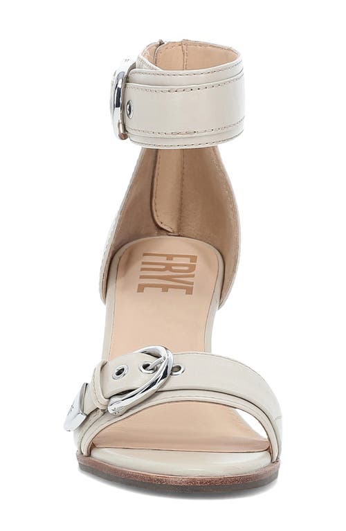 Frye Rachel Ankle Strap Wedge Sandal In Ivory